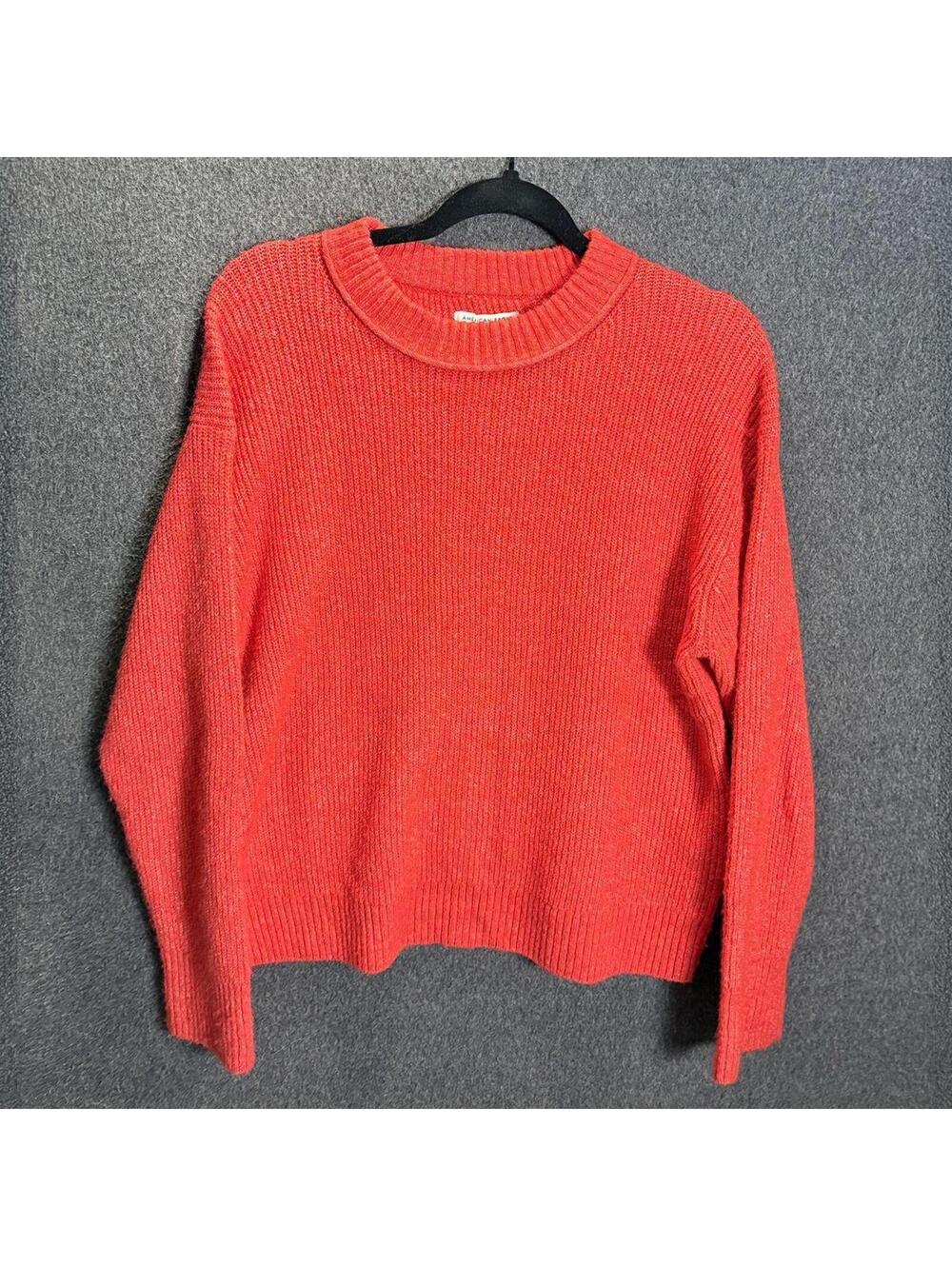 American Eagle Outfitters Women's Red Jumper